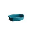 emile-henry-individual-oven-dish-rectangular-bleu-calan - Emile Henry Mediterranean Blue Rectangular Oven Dish Individual