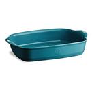 emile-henry-rectangular-oven-dish-large-blue-calan - Emile Henry Mediterranean Blue Rectangular Oven Dish