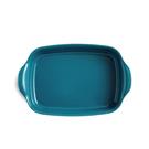 emile-henry-rectangular-oven-dish-medium-bleu-calan - Emile Henry Mediterranean Blue Rectangular Oven Dish Medium
