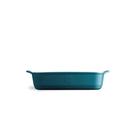 emile-henry-small-oven-dish-rectangular-bleu-calan - Emile Henry Mediterranean Blue Rectangular Oven Dish Small
