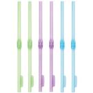 sistema-reusable-plastic-straws-6-pack - Sistema Reusable Drinking Straws 6pc