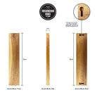 rockingham-forge-magnetic-knife-rack-30cm-acacia-wood - Rockingham Forge Acacia Magnetic Knife Rack 30cm