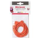 weck-jar-rubber-rings-54x67mm - Westmark Set of 6 Weck Jar Rubber Seals 54x67mm