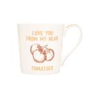 siip-tomatoes-yellow-cone-mug - SIIP Tomatoes Yellow Cone Mug 