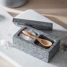 garden-trading-salt-pepper-pinch-pot-granite - Granite Salt & Pepper Pinch Pot