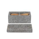 garden-trading-salt-pepper-pinch-pot-granite - Granite Salt & Pepper Pinch Pot