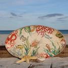 sea-life-oval-platter-melamine - Sea Life Oval Platter