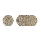 garden-trading-4pc-jute-coasters-natural - Garden Trading Set of 4 Natural Jute Coasters