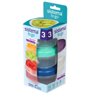 sistema-to-go-130ml-mini-bites-3-pack - Sistema To Go 130ml Mini Bites 3 Pack