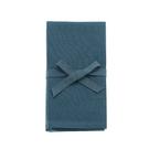 walton-slate-blue-napkins-4pc-set - Walton & Co Slate Blue Napkins Set of 4