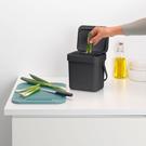 brabantia-sort-and-go-waste-bin-3L-grey - Brabantia Sort & Go Waste Bin 3L Grey