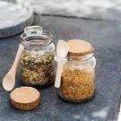 garden-trading-set-of-2-sprinkle-jars-with-wooden-spoons - Glass Sprinkle Jars Set of 2 with Wooden Spoons