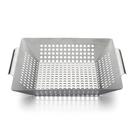 weis-stainless-steel-bbq-grilling-basket-30cm - Stainless Steel Grill Basket Tray 30cm