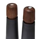 crushgrind-stockholm-grinder-17cm-black-ceramic-walnut - CrushGrind Stockholm Grinder Black Ceramic 17cm
