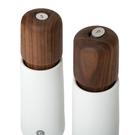 crushgrind-stockholm-grinder-17cm-white-ceramic-walnut - CrushGrind Stockholm Grinder White Porcelain 17cm