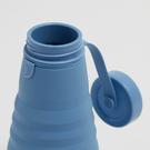 stojo-collapsible-bottle-steel-blue-590ml - Stojo Collapsible Bottle 20oz Steel Blue