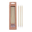 pme-16pc-extra-slim-long-candles-gold - PME 16 Tall Candles Gold