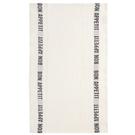 charvet-editions-washed-linen-tea-towel-white-with-black-bon-appetit - Charvet Editions Bon Appetit Linen Tea Towel White, Black Text