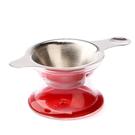weis-stainless-steel-teabag-tidy-glass-tray - Teabag Drip Tray Set