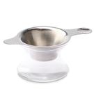weis-stainless-steel-teabag-tidy-glass-tray - Teabag Drip Tray Set