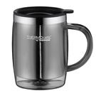thermocafe-thermos-cup-450ml-desktop-mug-grey - ThermoCafe Desktop Mug 450ml Translucent Gun Metal