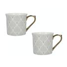 V&A-scallop-shells-2pc-palace-mugs-white - V&A Scallop Shells Set Of 2 Palace Mugs White