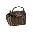 4-person-vintage-picnic-basket-double-wine-bottle-holder - 4 Person Vintage Boat Hamper with Double Bottle Holder