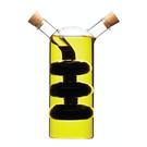 kitchencraft-italian-dual-glass-oil-and-vinegar-cruet-bottle - KitchenCraft World of Flavours Italian Glass Dual Oil & Vinegar Cruet Bottle