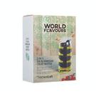 kitchencraft-italian-dual-glass-oil-and-vinegar-cruet-bottle - KitchenCraft World of Flavours Italian Glass Dual Oil & Vinegar Cruet Bottle