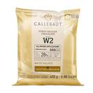 callebaut-no-w2-belgian-white-chocolate-400g-bag - Callebaut No W2 Belgian White Chocolate 28% 400g