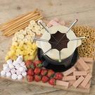 masterclass-cast-iron-enamelled-cream-fondue-set - MasterClass Cast Iron Enamelled Cream Fondue Set