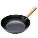 kitchencraft-world-of-flavours-non-stick-wok-30cm-carbon-steel - World of Flavours Oriental Carbon Steel Non-Stick Wok 30cm