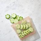 zip-top-silicone-sandwich-bag-lavender-reusable-food-storage - Zip Top Reusable Silicone Sandwich Bag Lavender