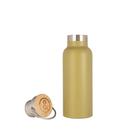 again-dw-bottle-bamboo-olive - &Again Double Walled 500ml Bottle Bamboo Olive