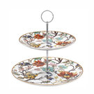 anthina-floral-2-tier-cake-stand - Anthina Floral 2 Tier Cake Stand