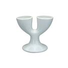 apo-white-porcelain-double-egg-cup - Apollo White Ceramic Double Egg Cup 