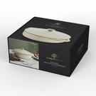 barbary-oak-foundry-casserole-28-cm-shallow-cream - Barbary & Oak Foundry 28cm Shallow Cast Iron Casserole-Cream