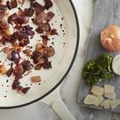 barbary-oak-fry-pan-26-cm-round-cream-cast-iron - Barbary & Oak Foundry 26cm Round Cast Iron Fry Pan-Cream