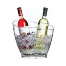 bc-double-sided-drinks-pail-clear-acrylic - BarCraft Clear Acrylic Double Sided Drinks Pail - Cooler