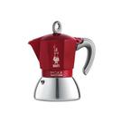 bialetti-moka-induction-coffee-maker-red-4cup - Bialetti Moka Induction Coffee Maker Red 4 Cup