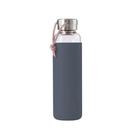 black-blum-glass-water-bottle-slate  - Black & Blum Glass Water Bottle Slate 