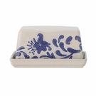 blm-petunia-butter-box-blue - Petunia Butter Box Blue Stoneware
