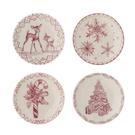 bloomingville-wonderland-plate-rose-stoneware-assorted - Bloomingville Wonderland Plate Rose Stoneware Assorted