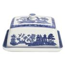 blue-willow-butter-dish - Blue Willow Butter Dish