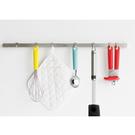 brabantia-wall-rail-matt-steel-60cm-23-6-7-hooks - Brabantia Wall Rail Matt Steel 60cm 
