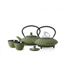 bredemeijer-teapot-cast-iron-0-8l-xilin-green - Bredemeijer Xilin Cast Iron Teapot 0.8L Green