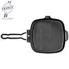 chasseur-square-grill-pan-black-22cm - Chasseur Square Grill Pan Black 22cm 