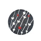 cilio-wool-heart-round-coaster - Cilio Wool Heart Round Coasters (Lana Cuore)