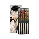 cnb-geisha-white-chopstick-giftset-5 - Tokyo Design Studio Geisha White Chopstick Giftset 5