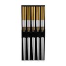 cnb-gold-white-chopsticks-giftset-5 - Tokyo Design Studio Gold & White Chopstick Giftset 5